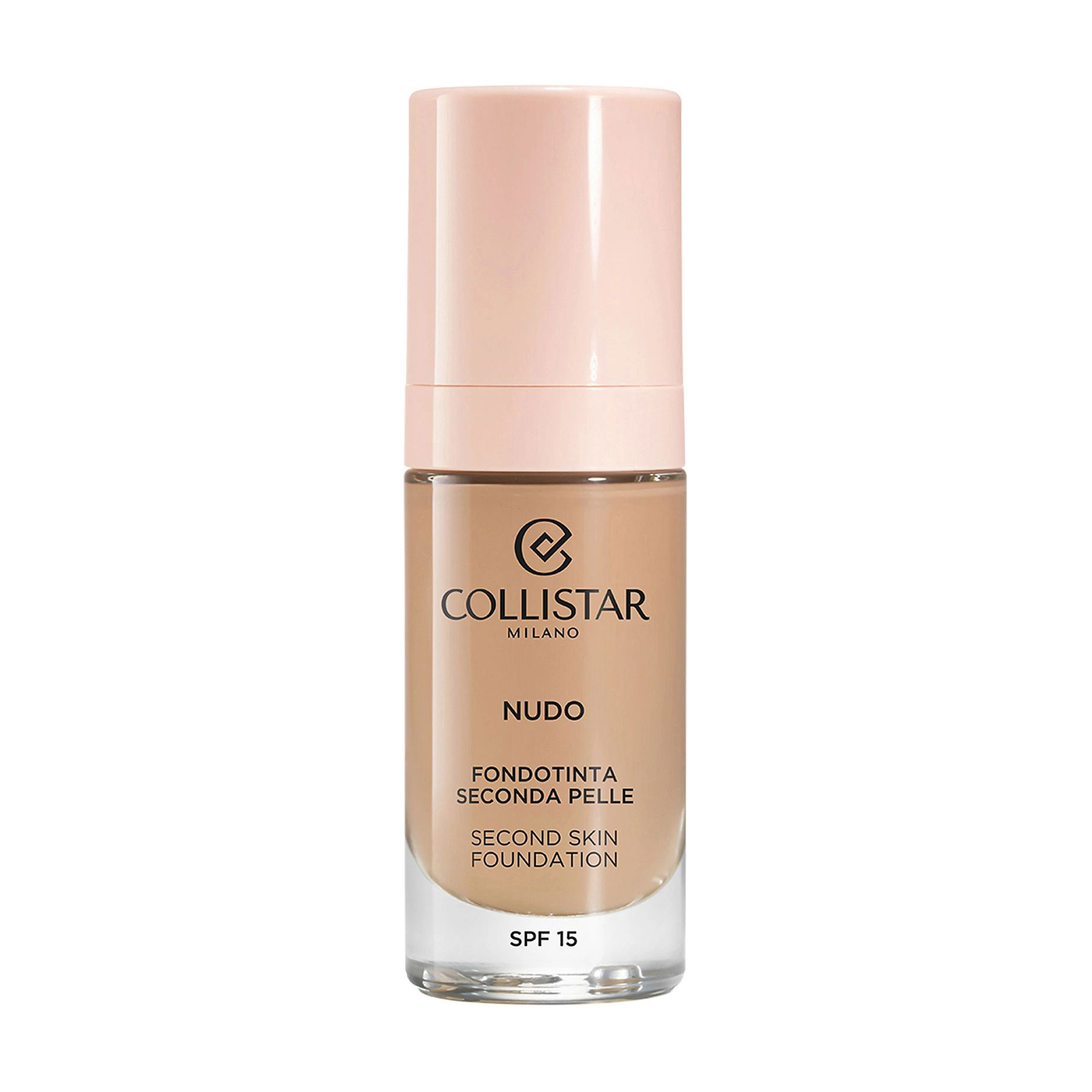 Тональна основа для обличчя Collistar Nudo Second Skin Foundation, SPF 15, 3R Naturale Rosato, 30 мл